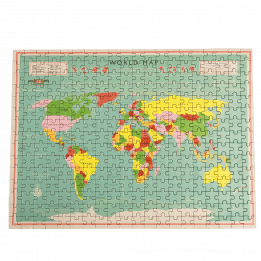 World map 300 pieces jigsaw puzzle