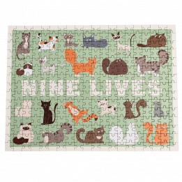 Nine Lives 300 Piece Jigsaw Puzzle