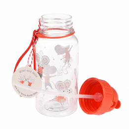 Mimi and Milo children's water bottle with lid removed