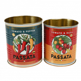 Passata Storage Tins (set Of 2)