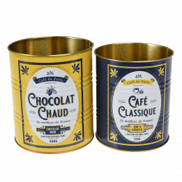 Café De Paris Storage Tins (set Of 2)