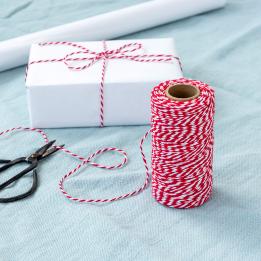 Red and white baker's twine