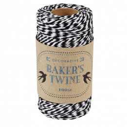 Black And White Baker's Twine