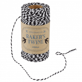 Black And White Baker's Twine