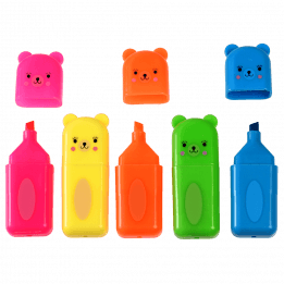 Bear Highlighters set of 5