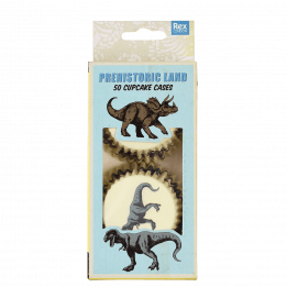 Prehistoric Land cupcake cases pack of 50 in box