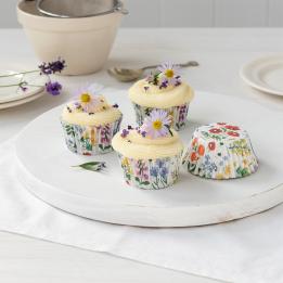 Wild Flowers Cupcake Cases (pack Of 50)