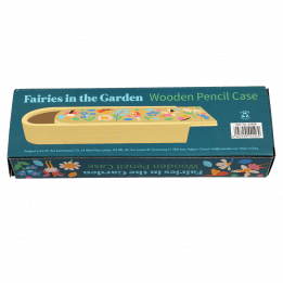 Fairies In The Garden Wooden Pencil Case