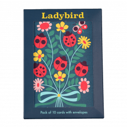 Ladybird Greeting Cards With Envelopes (pack Of 10)