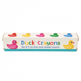 Set Of 5 Duck Crayons