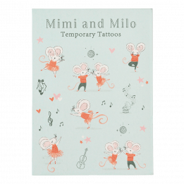 Mimi And Milo Temporary Tattoos