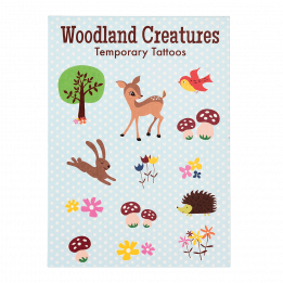 Woodland Creatures Temporary Tattoos