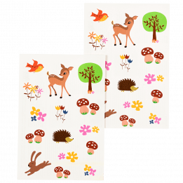 Woodland Creatures Temporary Tattoos