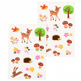 Woodland Creatures Temporary Tattoos 