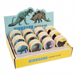 prehistoric land wooden yoyo