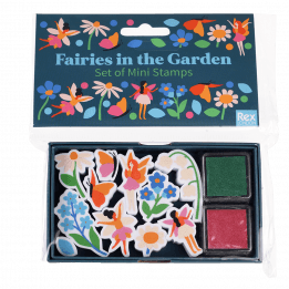 Fairies In The Garden Set Of Mini Stamps