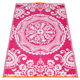 Pink Recycled Floor Mat 180x120cm