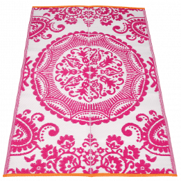 Pink Recycled Floor Mat 180x120cm