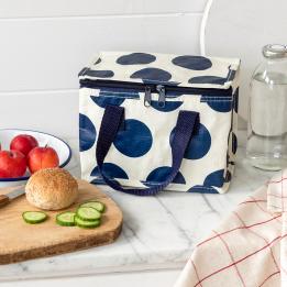 Navy On White Spotlight Lunch Bag