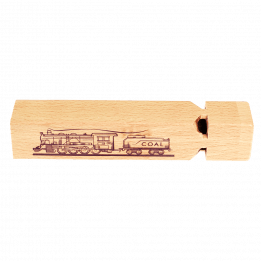 Traditional Wooden Train Whistle