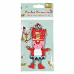 Wooden Soldier Christmas Decoration