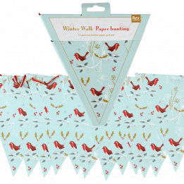 Winter Walk Paper Bunting