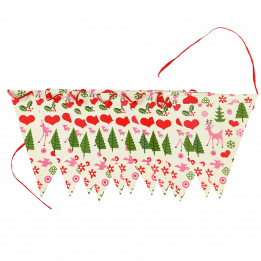 50s christmas paper bunting