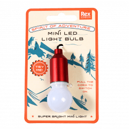 Spirit Of Adventure Light Bulb Keyring-Red