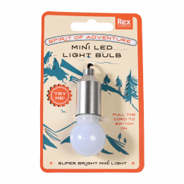 Spirit Of Adventure Light Bulb Keyring-Silver