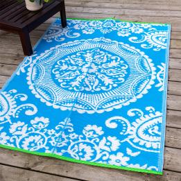 Blue Recycled Floor Mat 