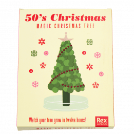 50s Christmas Magic Growing Christmas Tree