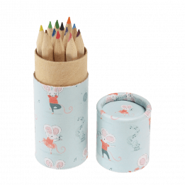 Mimi And Milo Colouring Pencils In A Tube 