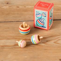 Wooden Spinning Tops 