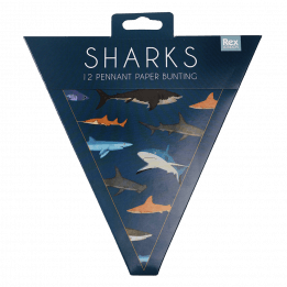 Sharks Paper Bunting