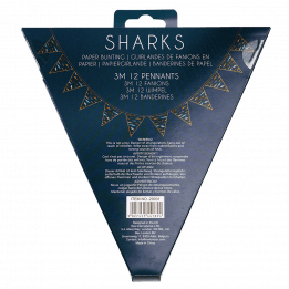 Sharks Paper Bunting