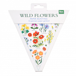 Wild Flowers Paper Bunting