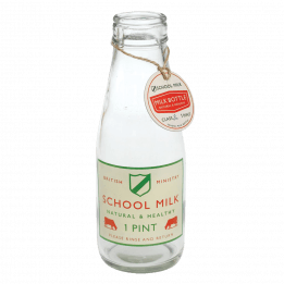 School milk bottle 1 pint