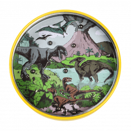 Prehistoric Land Dinosaur Tin Tilt Puzzle
