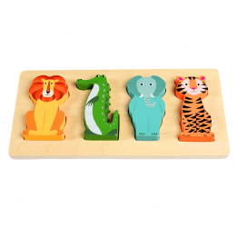 Colourful Creatures Wooden Puzzle