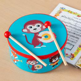 Animal Band Drum With Drumsticks