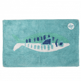 Fish Tufted Cotton Bath Mat