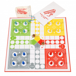 Snakes & Ladders And Ludo Double-Sided Board Game