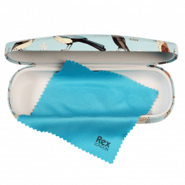 Garden Birds Glasses Case & Cleaning Cloth