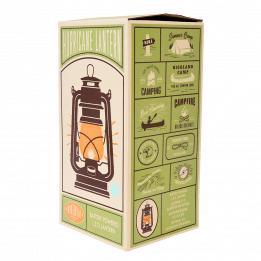 Aqua Led Hurricane Lantern