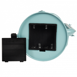 Light Blue Led Hurricane Lantern