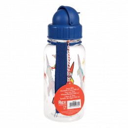 Clear Space Age Kids Water Bottle 500ml