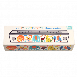 Wild Wonders Wooden Harmonica