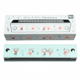 Mimi And Milo Wooden Harmonica