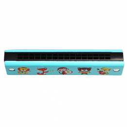 Animal Band Wooden Harmonica