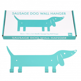 Sausage Dog Metal Wall Hanger